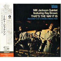 Milt Jackson Quintet featuring Ray Brown - That's The Way It Is / SHM-CD