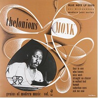 Thelonious Monk - Genius of Modern Music Vol 2 - 10" Vinyl LP
