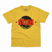 Heavy Cotton Style T-Shirt - Stax Soulsville U.S.A. 1957 Logo Yellow