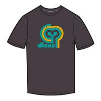 The Necks - charcoal unisex t-shirt / large