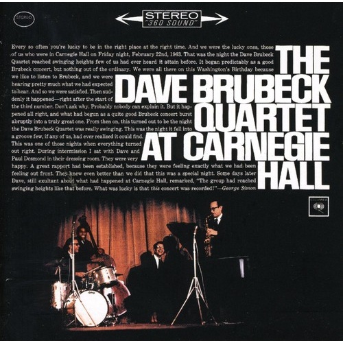 Dave Brubeck - The Dave Brubeck Quartet At Carnegie Hall /