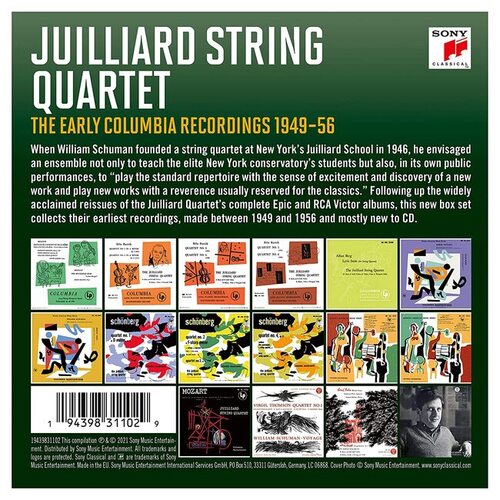 Juilliard String Quartet - The Early Columbia Recordings 1949 - 56