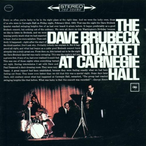 Dave Brubeck Quartet - The Dave Brubeck Quartet at Carnegie Hall
