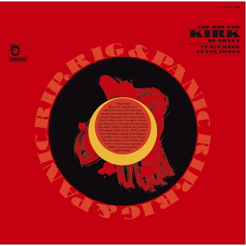 Roland Kirk Quartet - Rip, Rig & Panic / 180 gram vinyl LP