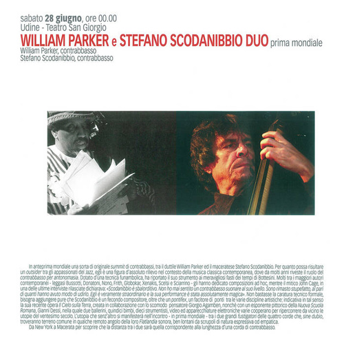 William Parker & Stefano Scodanibbio - Bass Duo
