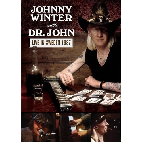 Johnny Winter with Dr. John / motion picture DVD - Live in Sweden 1987
