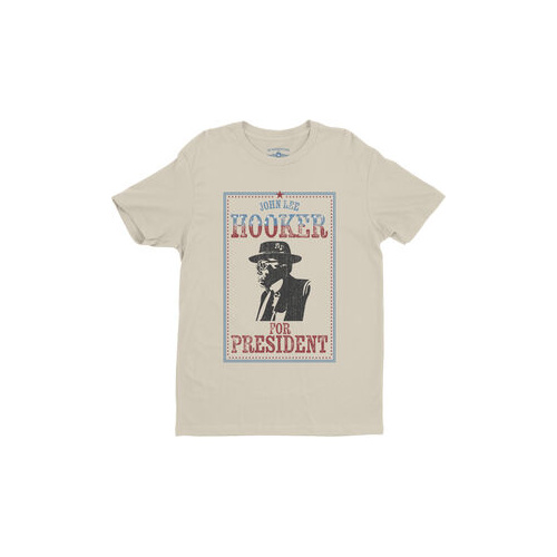 T-shirt - John Lee Hooker For President(Large)