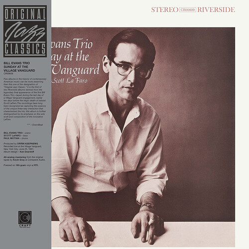 Bill Evans Trio - Sunday at the Village Vanguard - 180g Vinyl LP